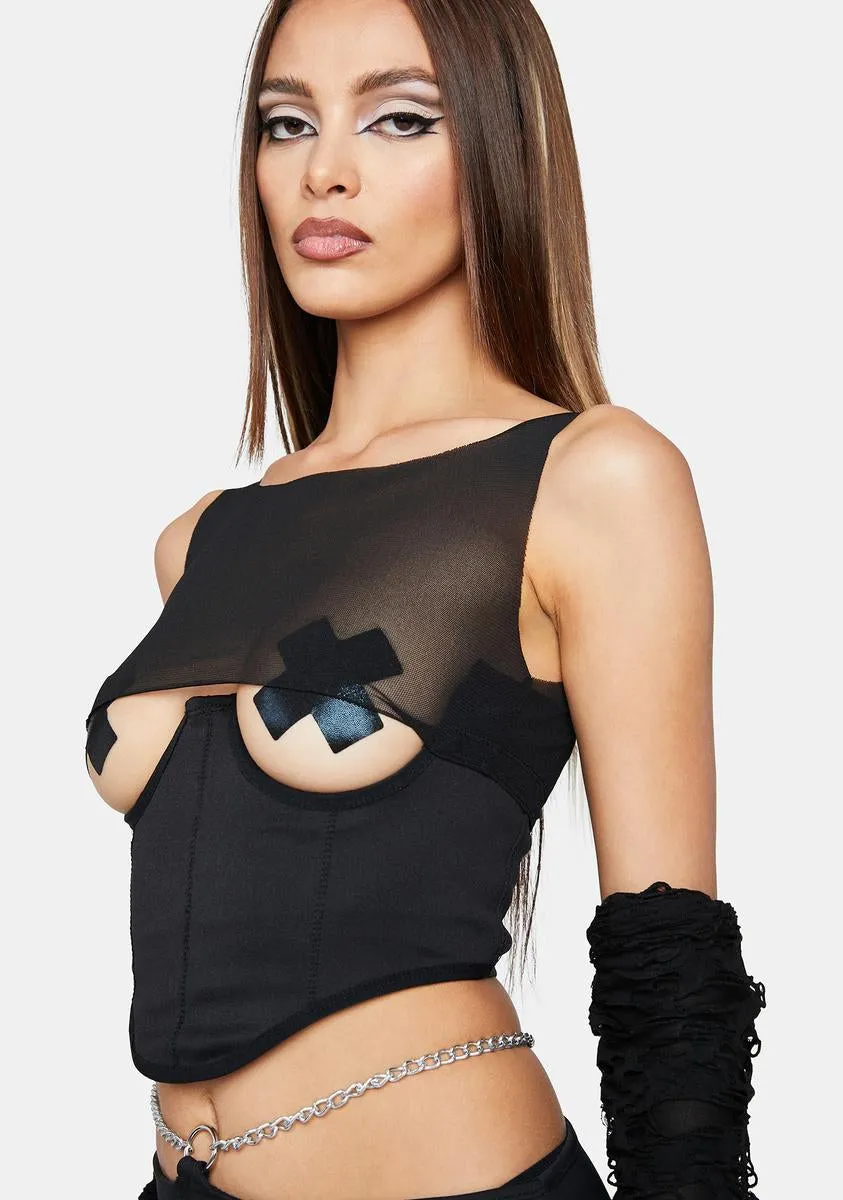 Alex Underbust Corset sold by Dolls Kill product image thumbnail 2