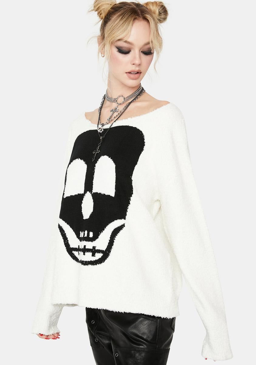 Pure Daring Defiance Graphic Sweater sold by Dolls Kill product image thumbnail 3