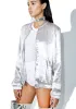 Silver Lining Bomber Jacket sold by Dolls Kill