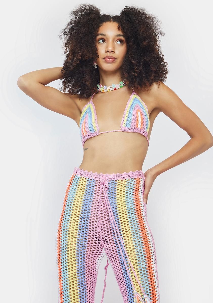 It’s Showtime Crochet Set sold by Dolls Kill