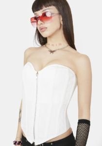Ice Caught Off Guard Corset Top sold by Dolls Kill
