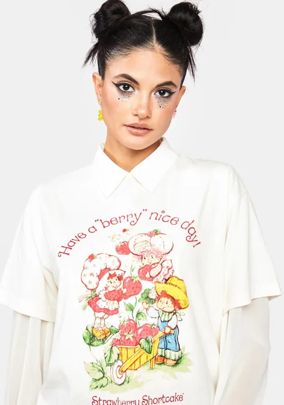 Strawberry Shortcake Berry Nice Day Graphic Tee sold by Dolls Kill