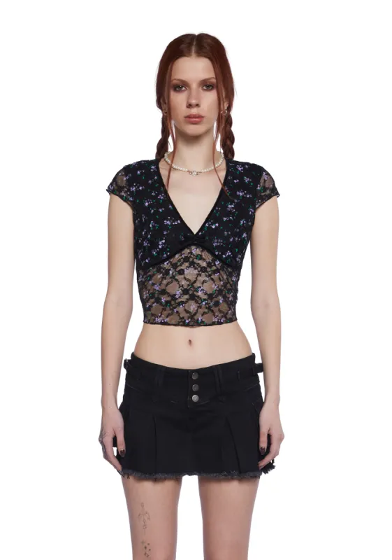 Fade Into You Lace Top sold by Dolls Kill