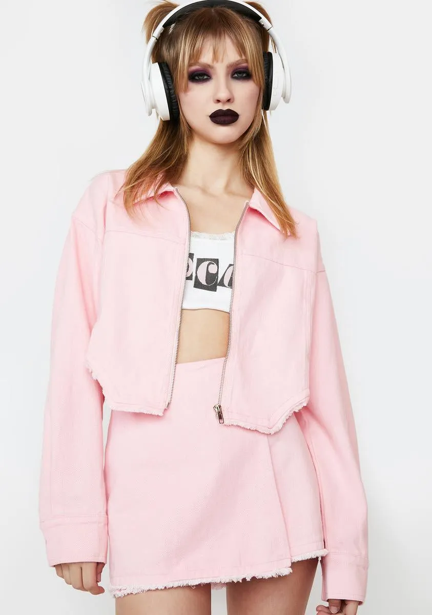 Dare Me Denim Jacket sold by Dolls Kill