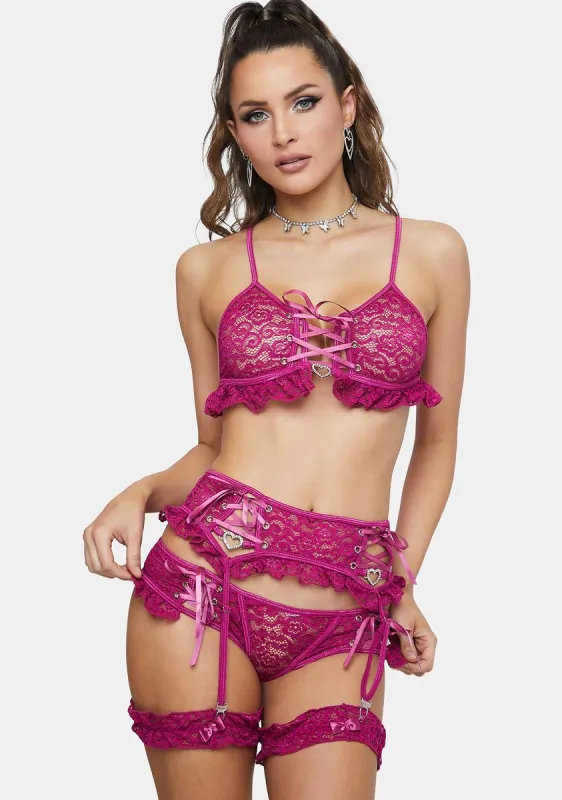 Wish Me Well Lingerie Set sold by Dolls Kill
