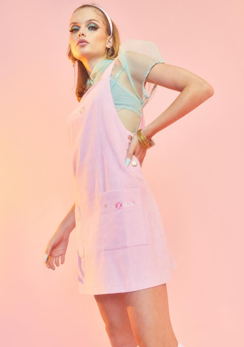 Budding Beauty Pinafore Dress sold by Dolls Kill product image thumbnail 2