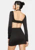 Now That Ur Here Cutout Mini Dress sold by Dolls Kill