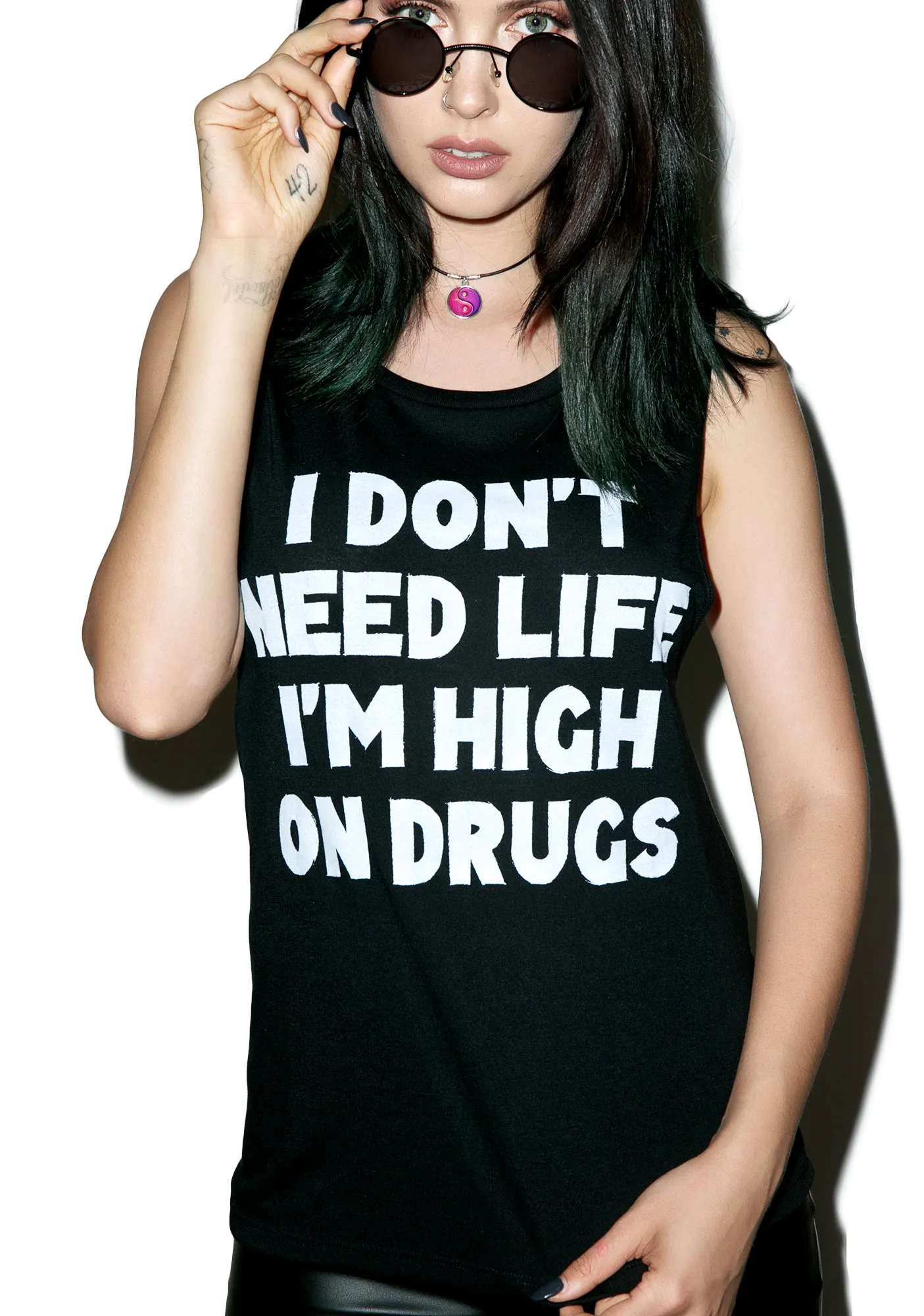 Life On High Tank Top sold by Dolls Kill product image thumbnail 4