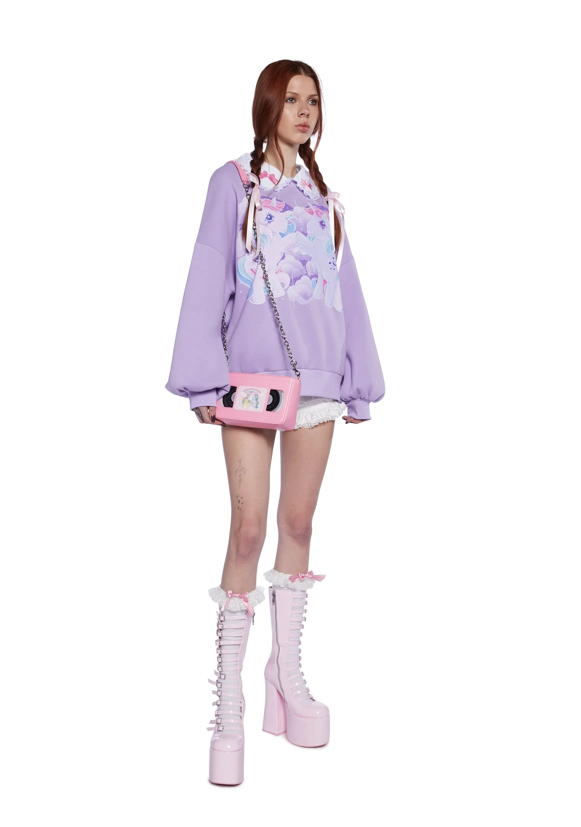 Equestria Embrace Oversized Sweatshirt sold by Dolls Kill product image thumbnail 4