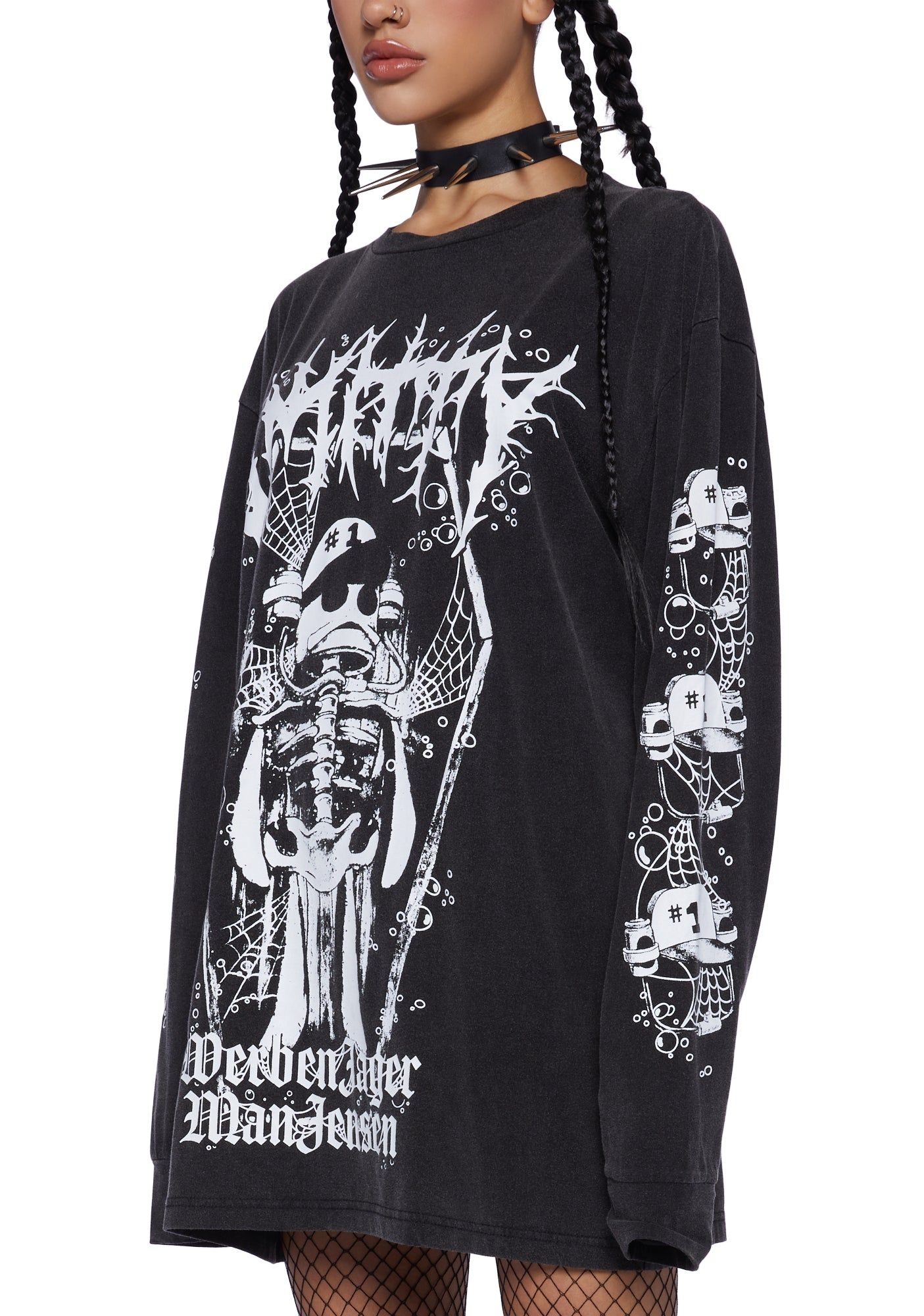 Bone Boy Long Sleeve Tee sold by Dolls Kill product image thumbnail 5