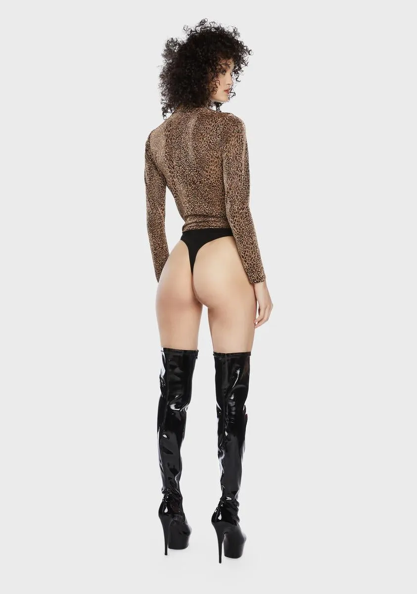 Time To Meet Up Sparkly Bodysuit sold by Dolls Kill product image thumbnail 4