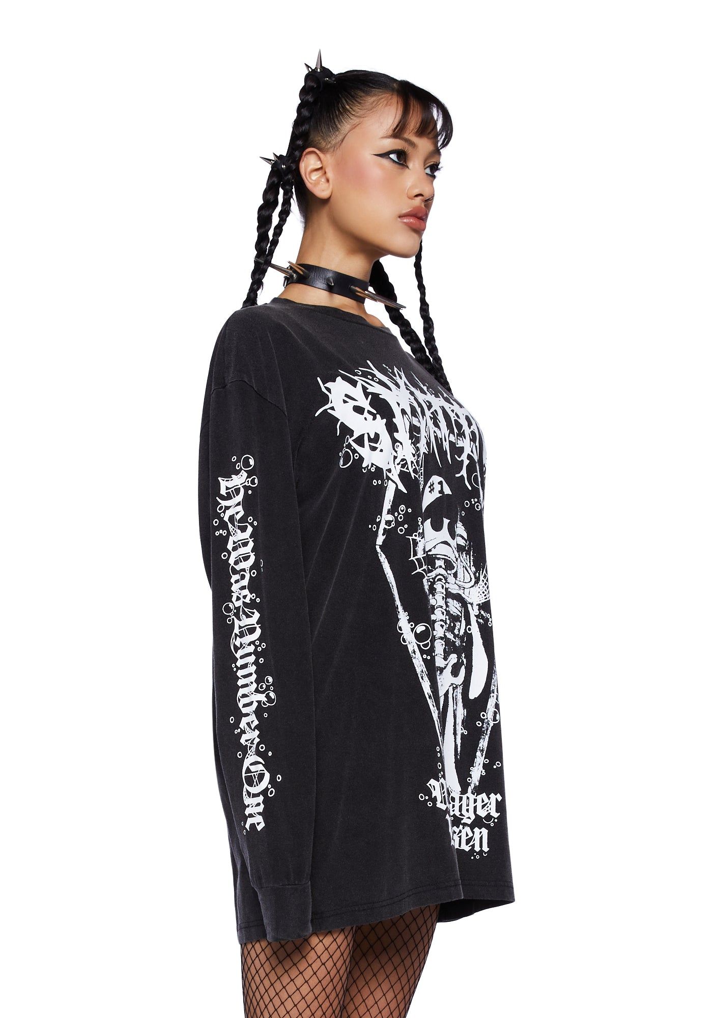 Bone Boy Long Sleeve Tee sold by Dolls Kill product image thumbnail 3