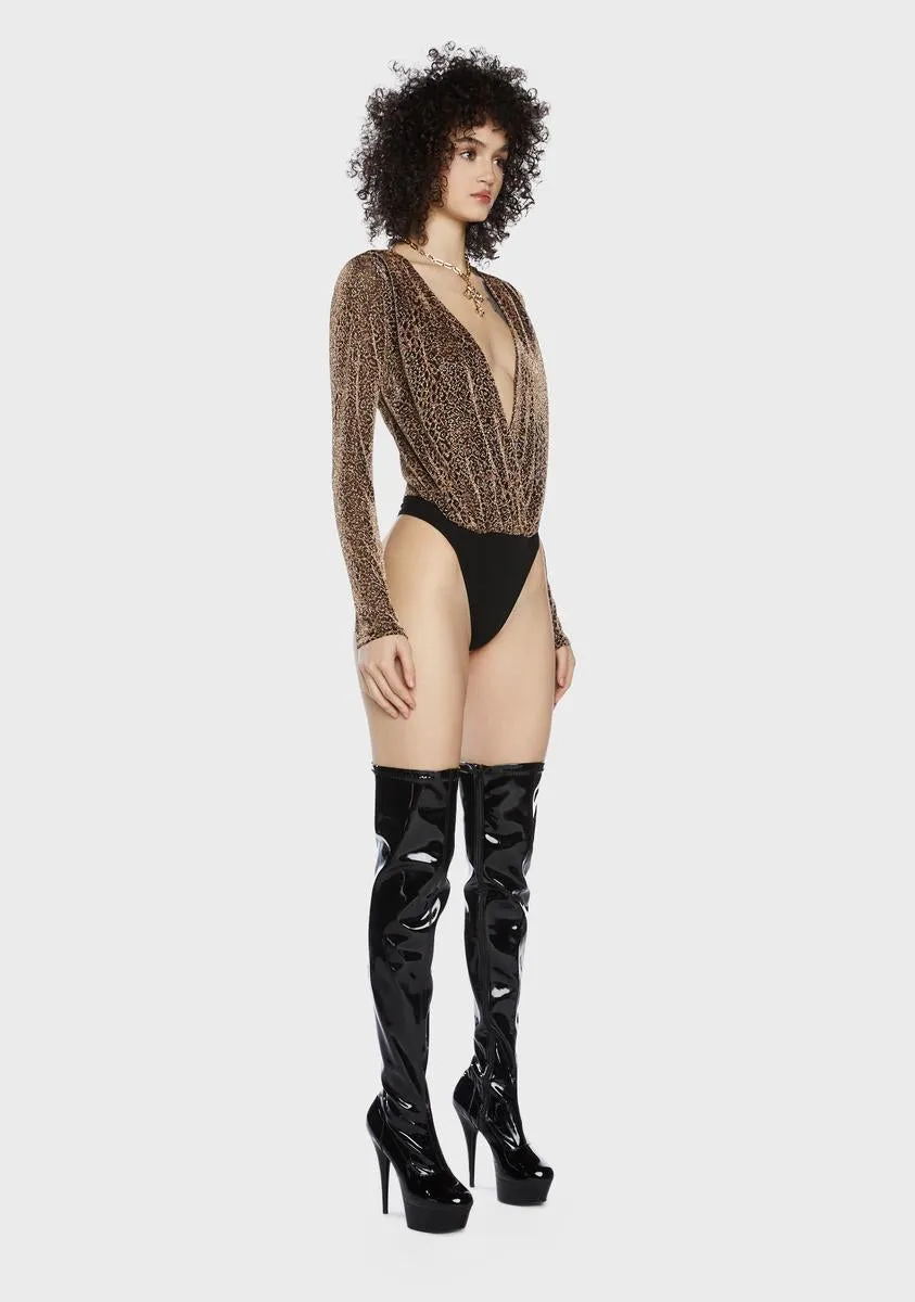 Time To Meet Up Sparkly Bodysuit sold by Dolls Kill product image thumbnail 2