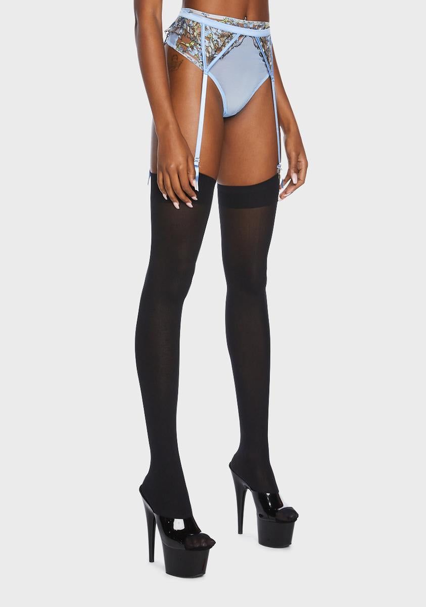 Mayla Floral Embroidered Suspender sold by Dolls Kill product image thumbnail 2