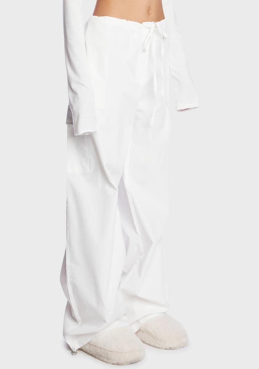 Blanc Break It Off Cargo Pants sold by Dolls Kill product image thumbnail 4