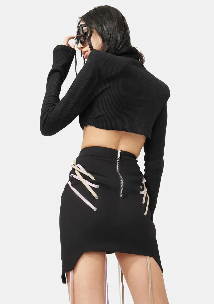 Sneaky Wink Strap Mini Skirt sold by Dolls Kill product image thumbnail 4