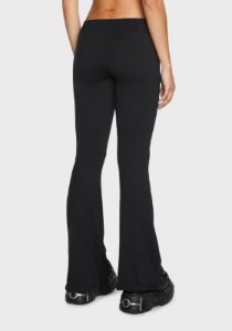 Real Baddie Cut-Out Flare Pants sold by Dolls Kill