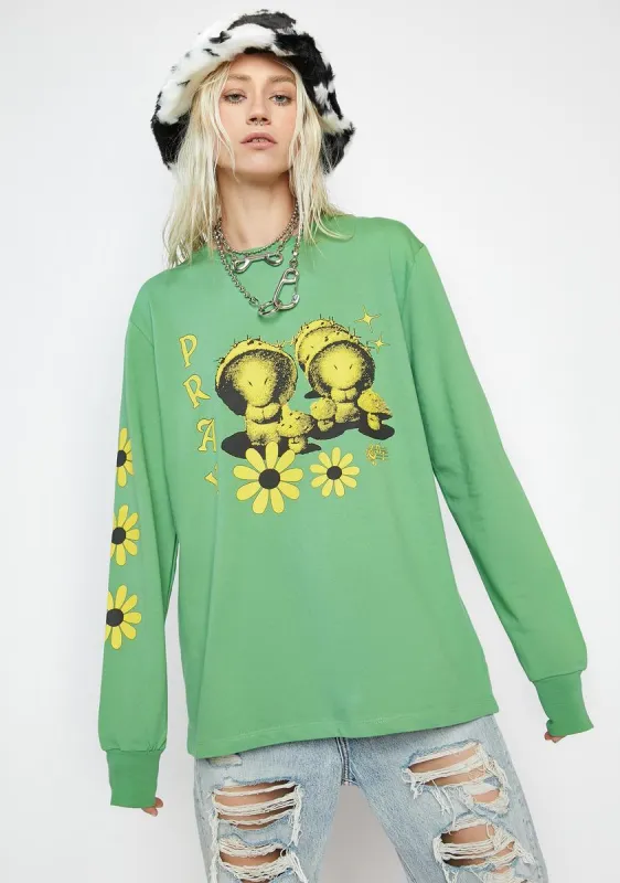 Magic Long Sleeve Graphic Tee sold by Dolls Kill