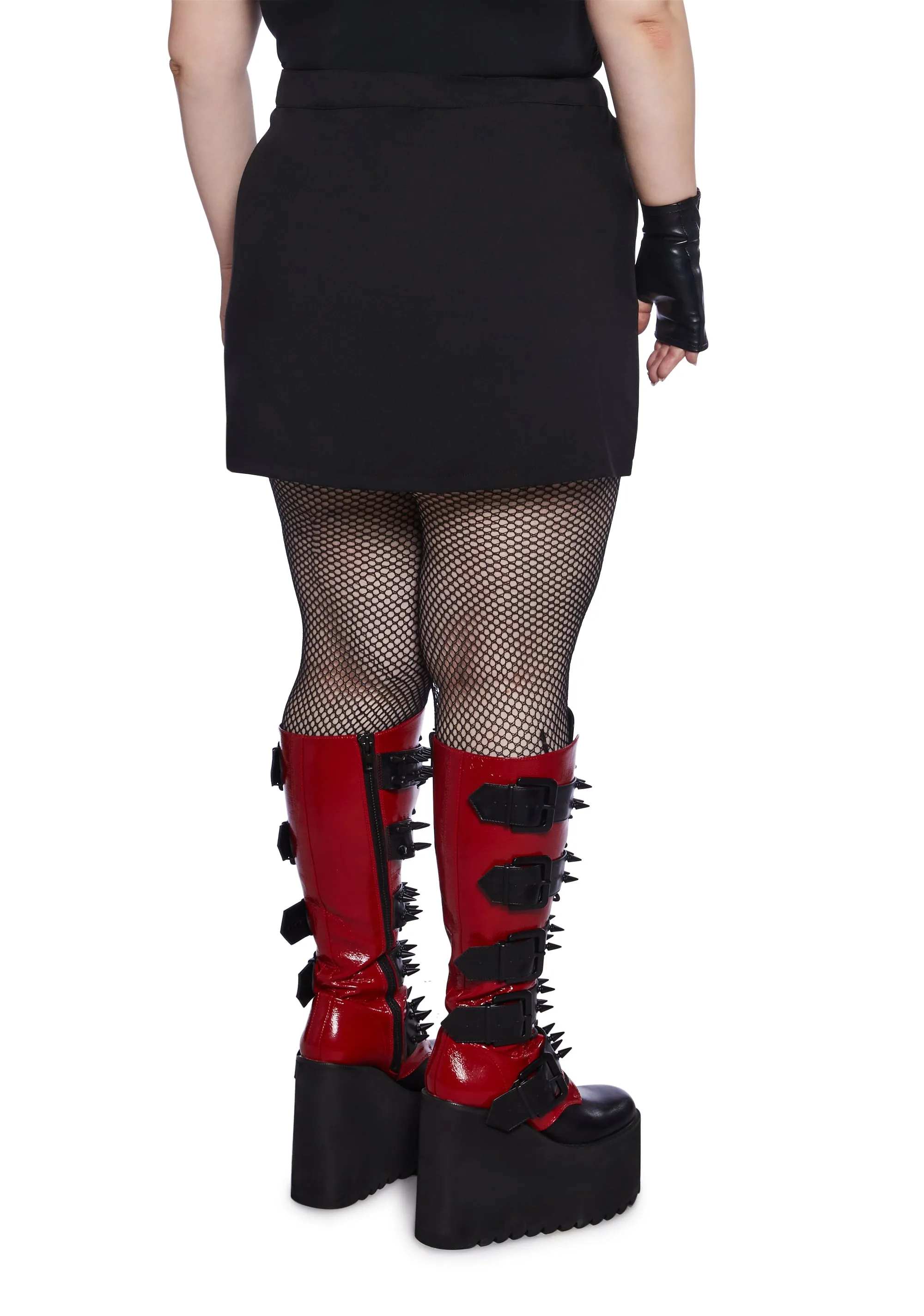 Plus Twilight Doom Mini Skirt - Black sold by Dolls Kill product image thumbnail 4
