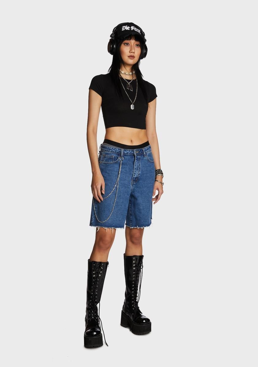 Stepping Off Crop Top sold by Dolls Kill product image thumbnail 5