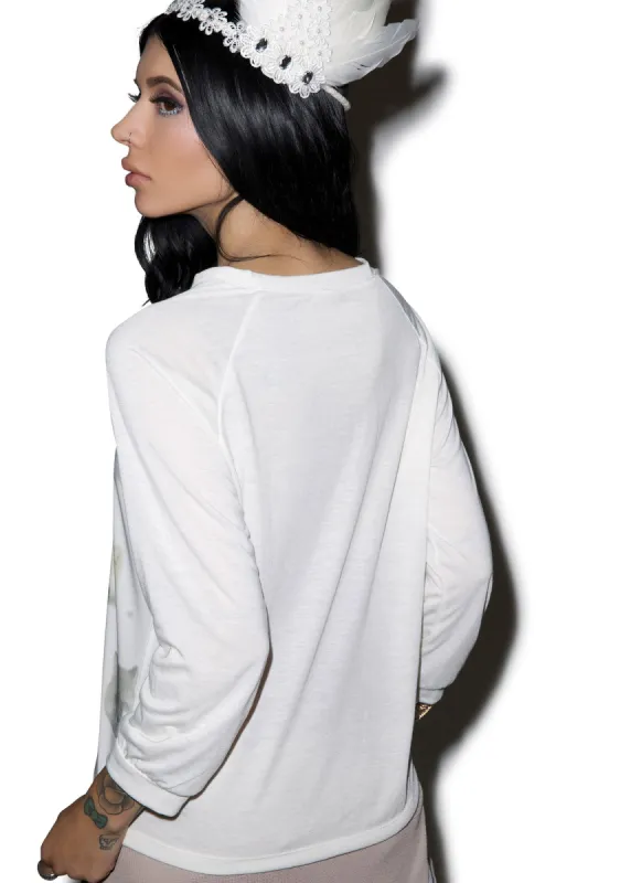 Snow Foxy Raglan sold by Dolls Kill