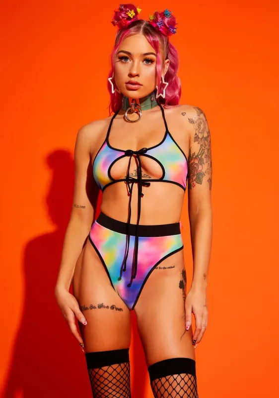 Magical Sunset Hot Shorts Set sold by Dolls Kill