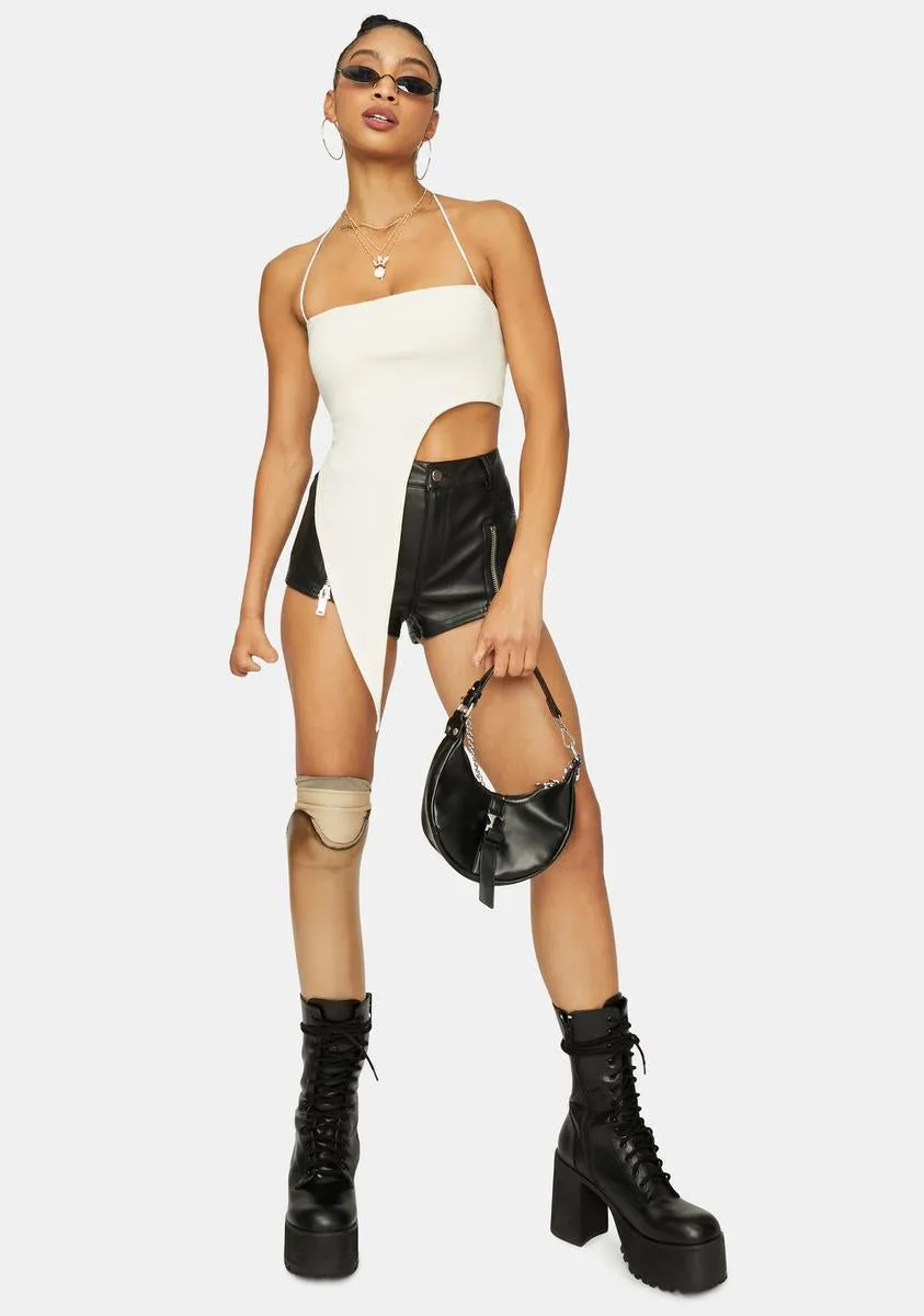 Natural Watch Me Slay Crop Halter Top sold by Dolls Kill product image thumbnail 3