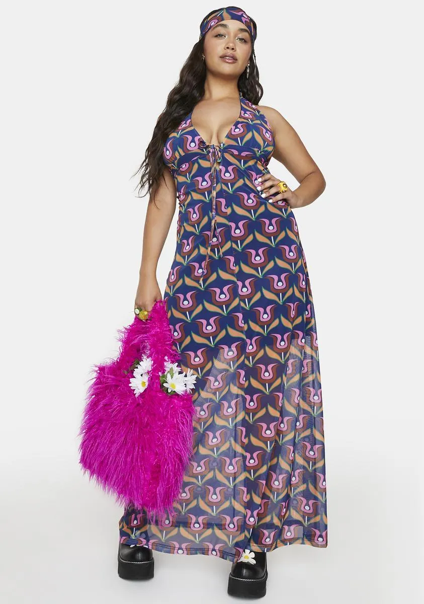 Plus Disco Bliss Maxi Dress sold by Dolls Kill product image thumbnail 3