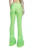 Stardust Showdown Strappy Flares - Neon Green sold by Dolls Kill