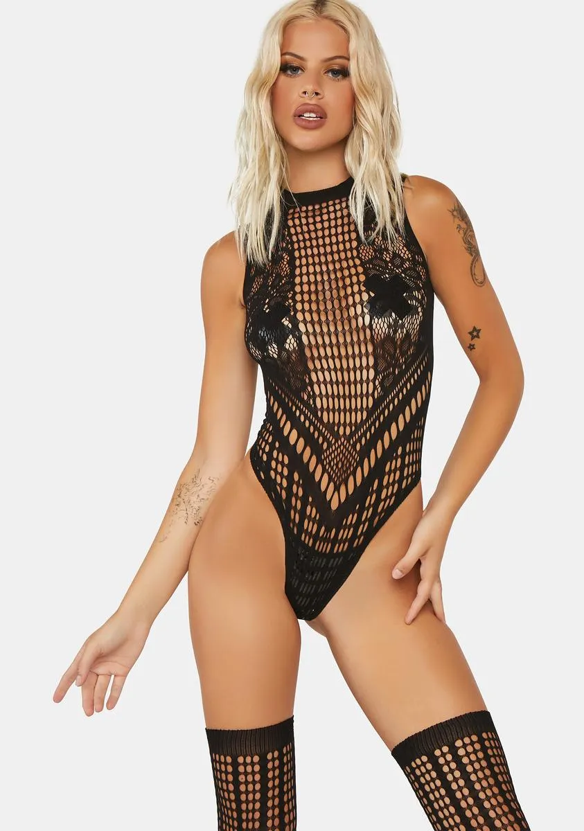 Lush Lust Lace Bodysuit sold by Dolls Kill