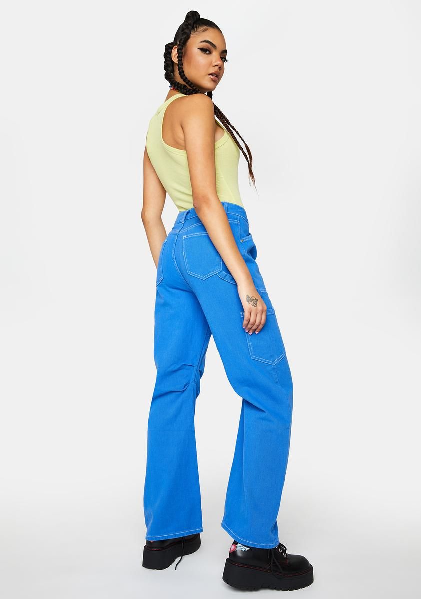 Blue Miami Vice Pants sold by Dolls Kill product image thumbnail 4