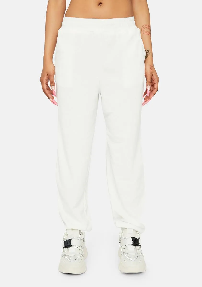 Pure Downtime Bliss Terry Tank Joggers Set sold by Dolls Kill