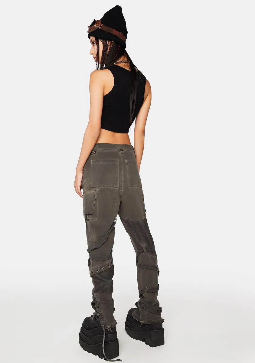 Modulation Unisex Patchwork Cargo Pants sold by Dolls Kill product image thumbnail 5