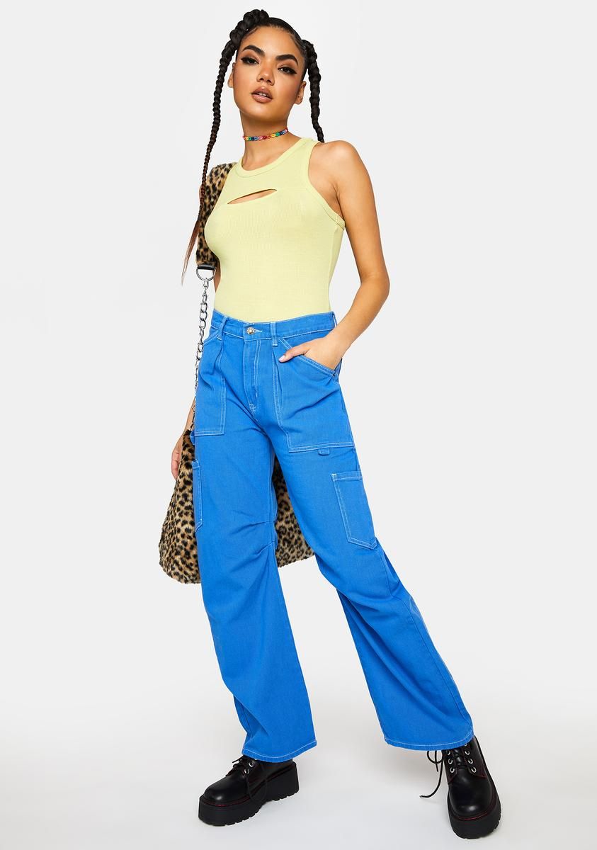 Blue Miami Vice Pants sold by Dolls Kill product image thumbnail 2