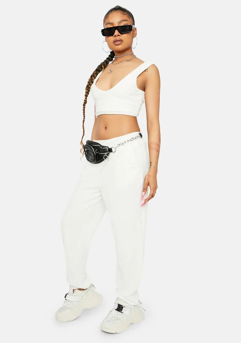 Pure Downtime Bliss Terry Tank Joggers Set sold by Dolls Kill product image thumbnail 2