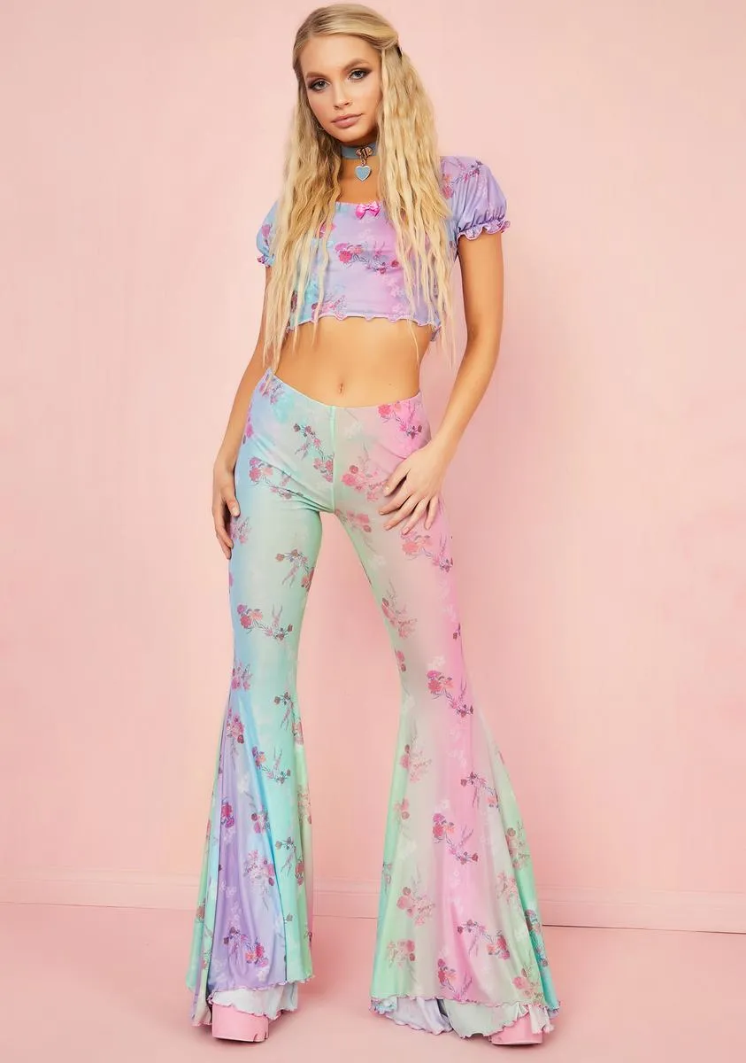 Pixie Spritzer Flare Pants sold by Dolls Kill product image thumbnail 3