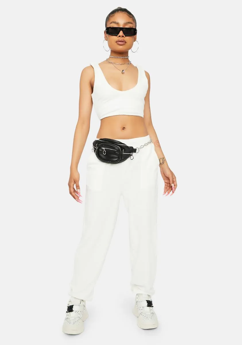 Pure Downtime Bliss Terry Tank Joggers Set sold by Dolls Kill product image thumbnail 3