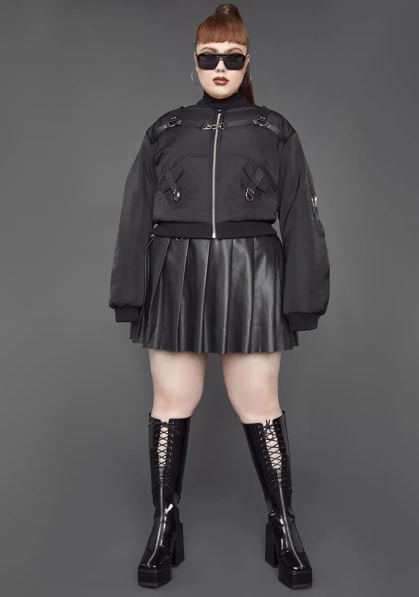 Lil Baddie Undercover Bomber Jacket sold by Dolls Kill product image thumbnail 3