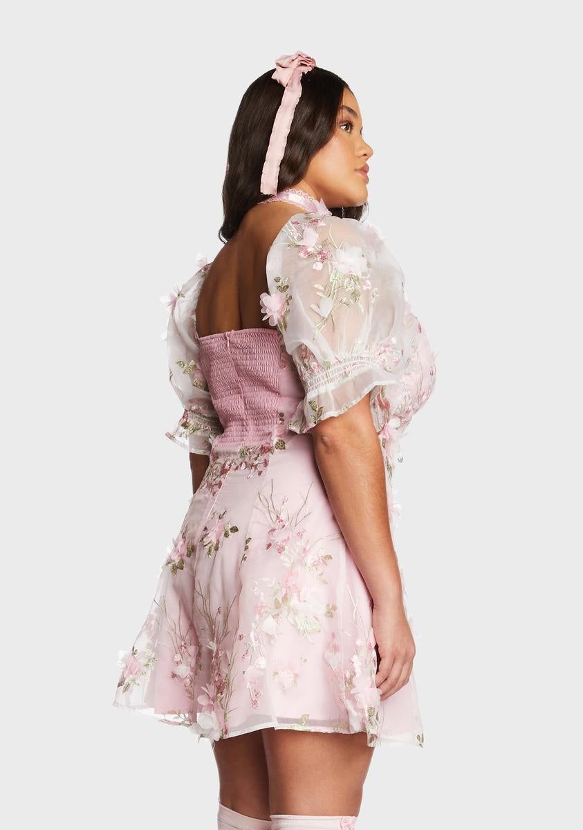 Plus Baby Sweetheart Portrait Mini Dress sold by Dolls Kill product image thumbnail 4