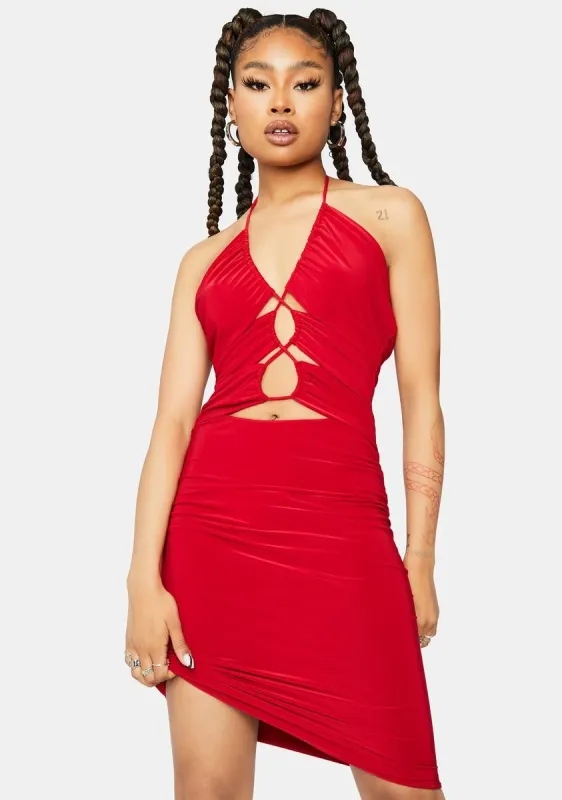 Ruby Take You Home Cutout Mini Dress sold by Dolls Kill