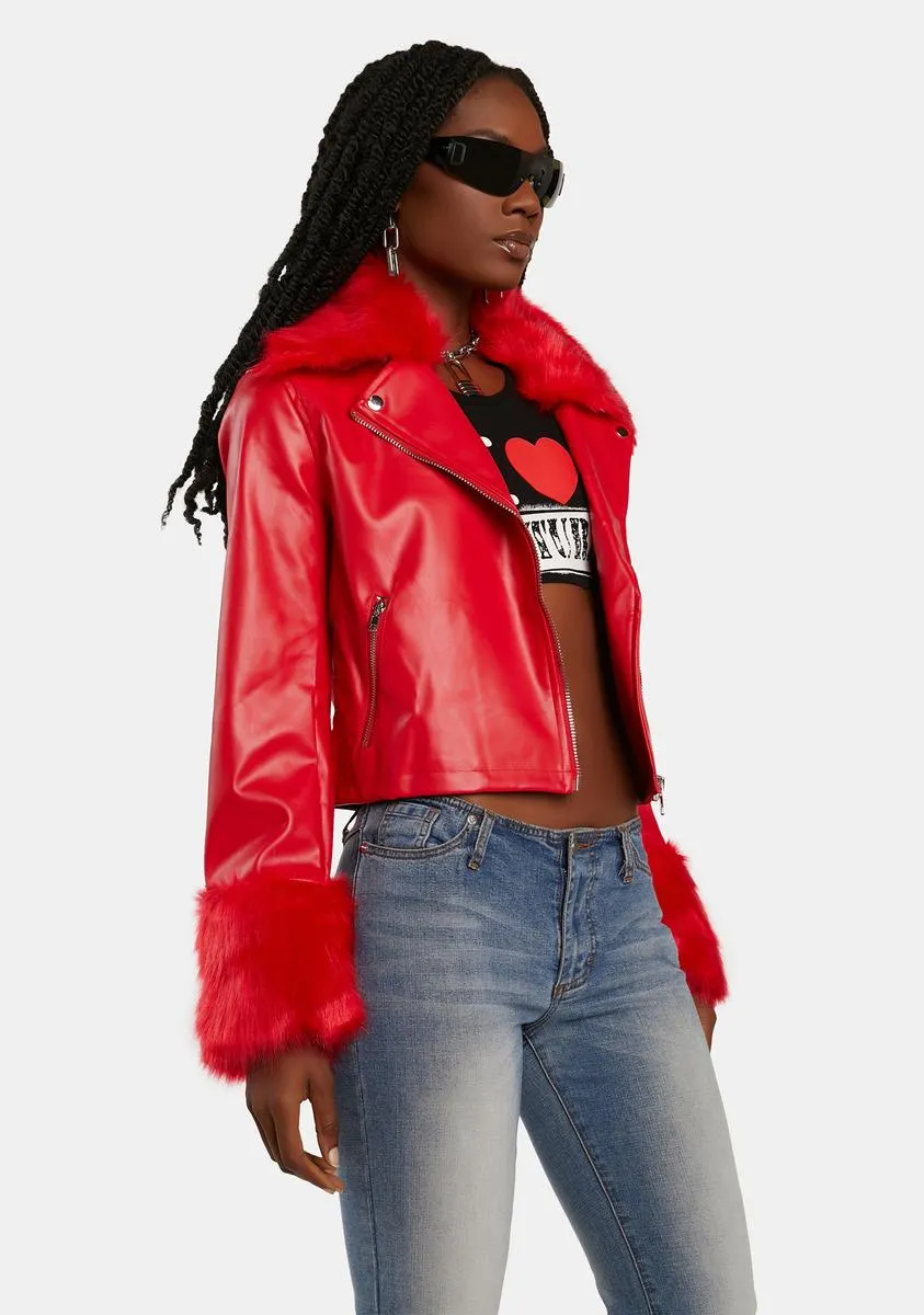 Hot For You Moto Jacket sold by Dolls Kill product image thumbnail 2