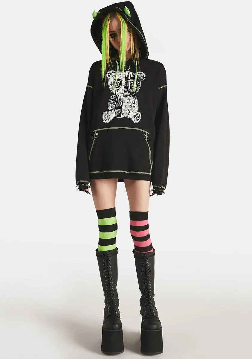 Bad Bearz Graphic Hoodie sold by Dolls Kill product image thumbnail 3