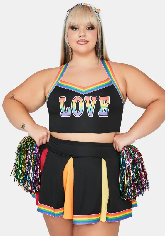 True Love Wins Cheerleader Costume sold by Dolls Kill