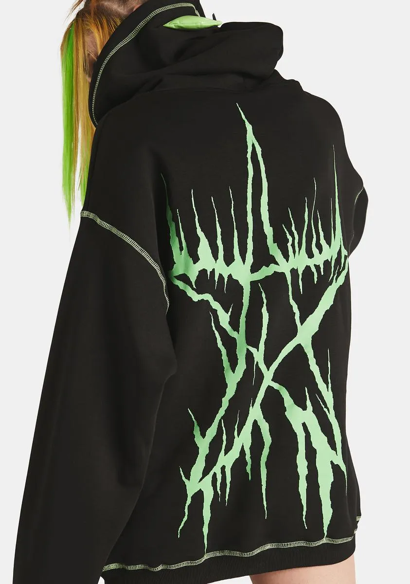 Bad Bearz Graphic Hoodie sold by Dolls Kill product image thumbnail 4