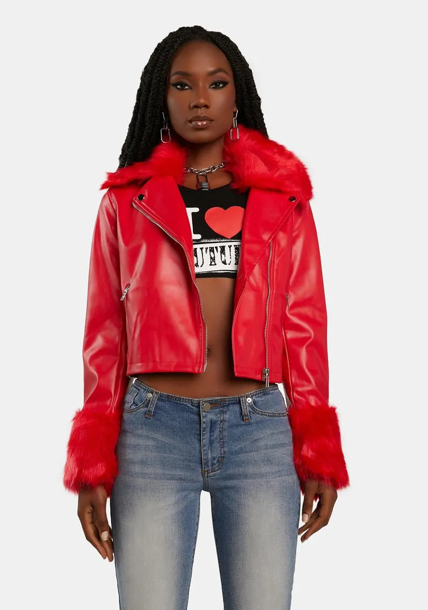 Hot For You Moto Jacket sold by Dolls Kill