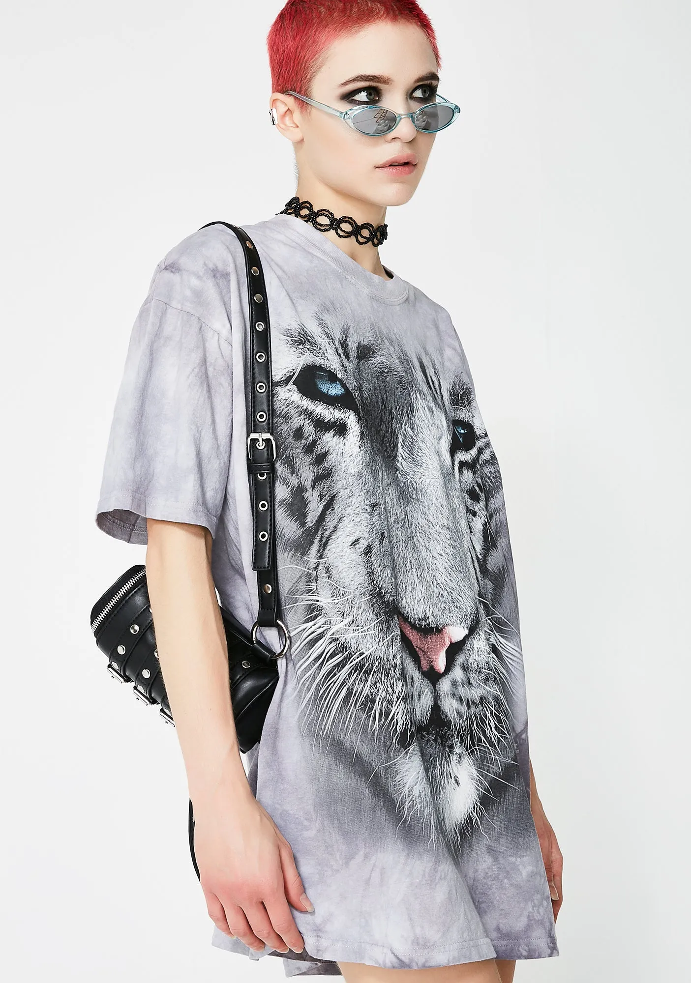 Fierce Tiger Graphic Tee sold by Dolls Kill product image thumbnail 3