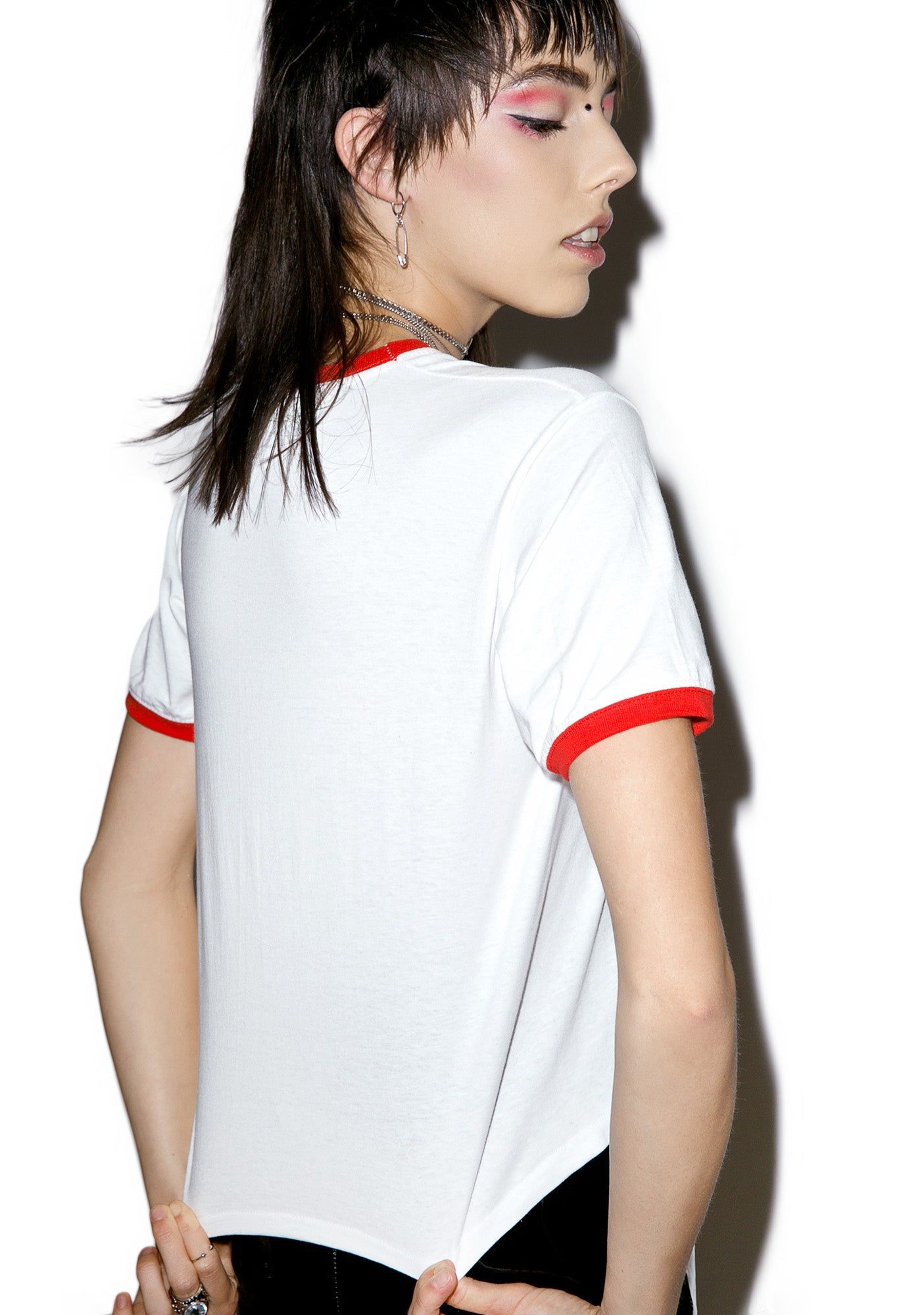 Cherry Pop Ringer Tee sold by Dolls Kill product image thumbnail 5