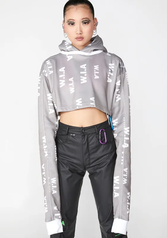 Flood Crop Hoodie sold by Dolls Kill
