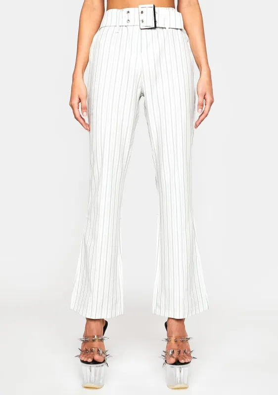 Station To Station Pinstripe Pants sold by Dolls Kill