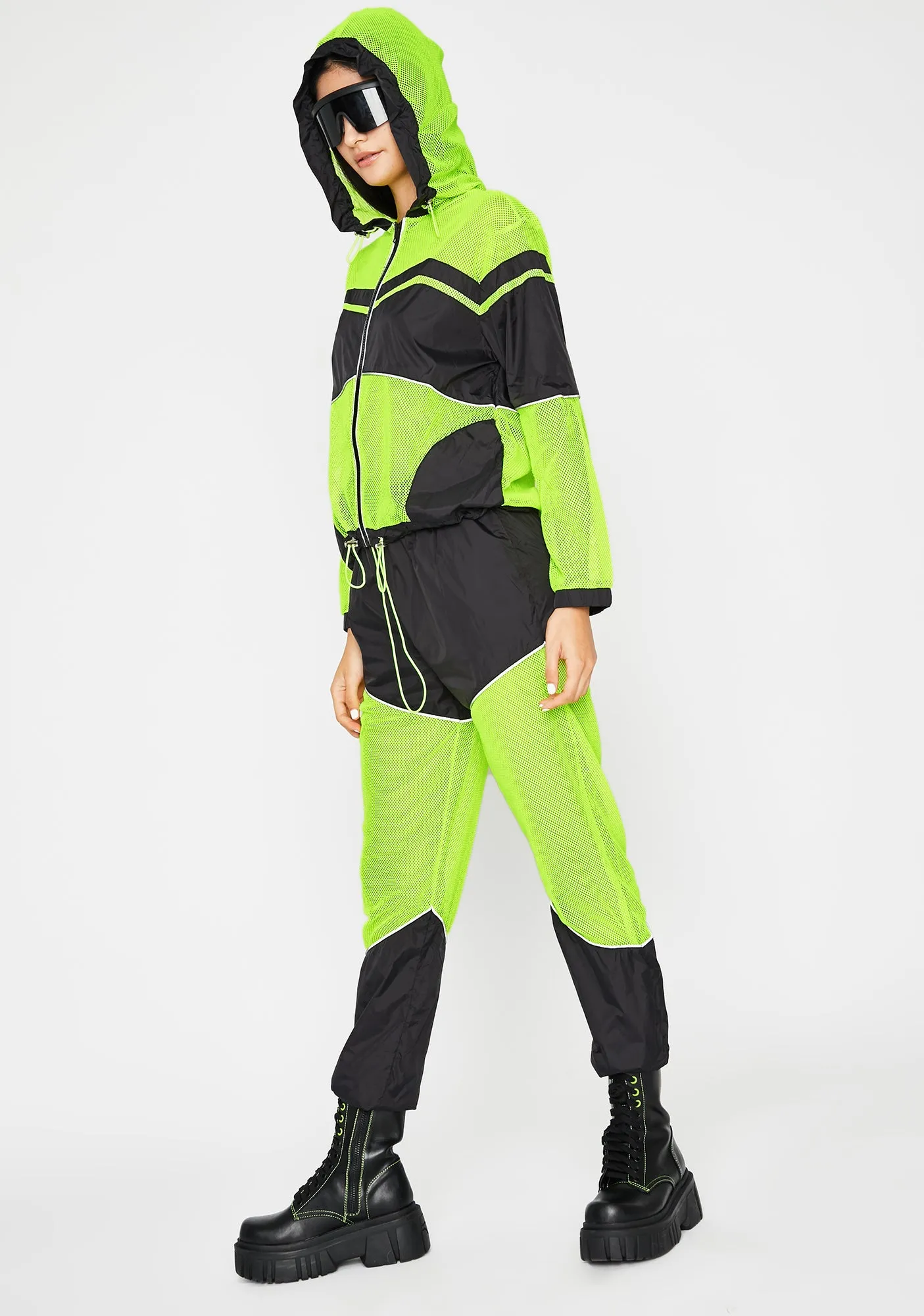 Shook Neon Demon Colorblock Set sold by Dolls Kill